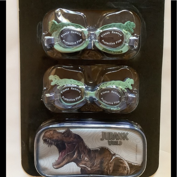 Universal Accessories Jurassic World Swim Goggles Kids Set Of 2